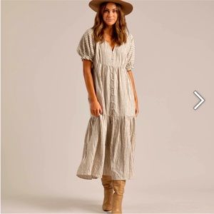 Rylee + Cru Mandi Dress in Micro Stripe.